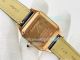 Swiss Quartz Cartier Santos-Dumont Rose Gold Watch Black Leather Strap (7)_th.jpg